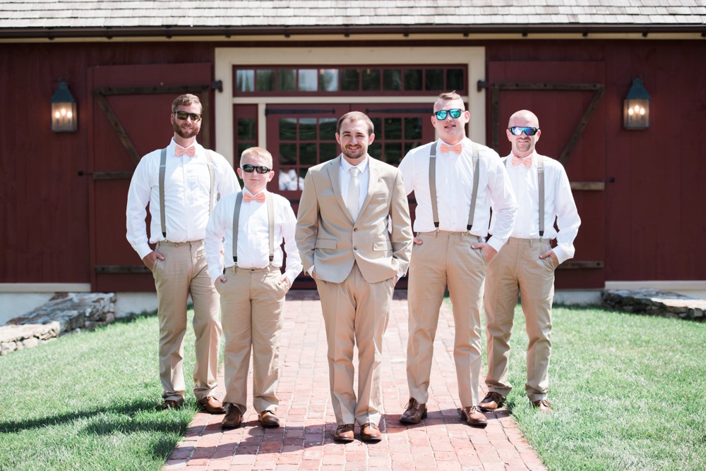 groomsmen in sunglasses